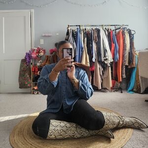 Knee High Snakeskin Heeled Boots with Pointy Toe